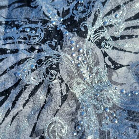 French Laundry XL zip up hoodie with butterfly - Picture 5 of 12